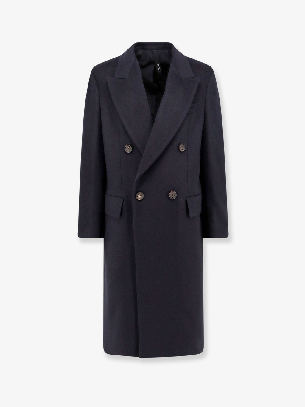 Hevo Cashmere coat with satin lining