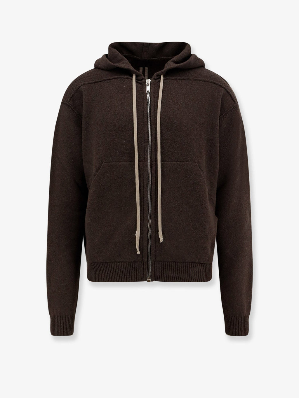 RICK OWENS Cashmere hooded sweatshirt