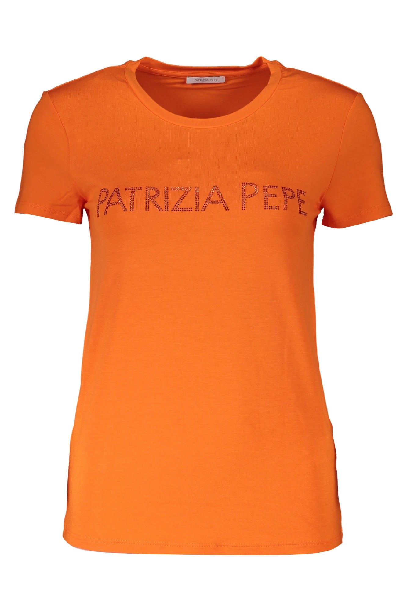 PATRIZIA PEPE WOMEN&#39;S SHORT SLEEVE T-SHIRT ORANGE