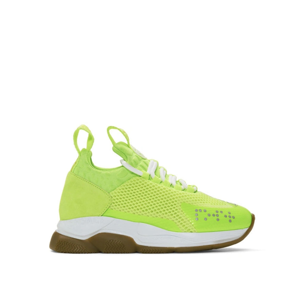 Versace SS19 Neon "Cross Chainer" Sneakers - MEN SHOES - VERSACE - Tluxy New