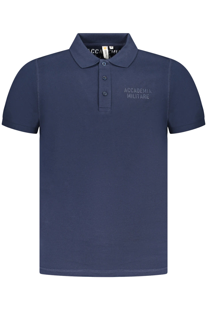 MILITARY ACADEMY MEN&#39;S BLUE SHORT SLEEVE POLO