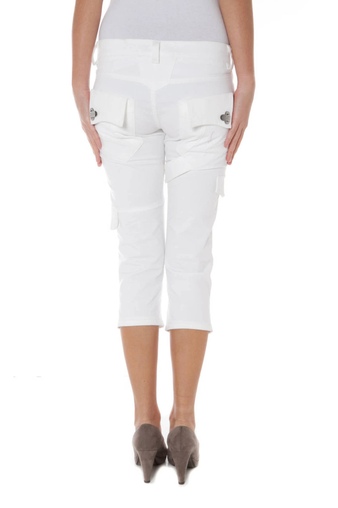 PHARD WHITE WOMAN PINOCCHIETTO TROUSERS