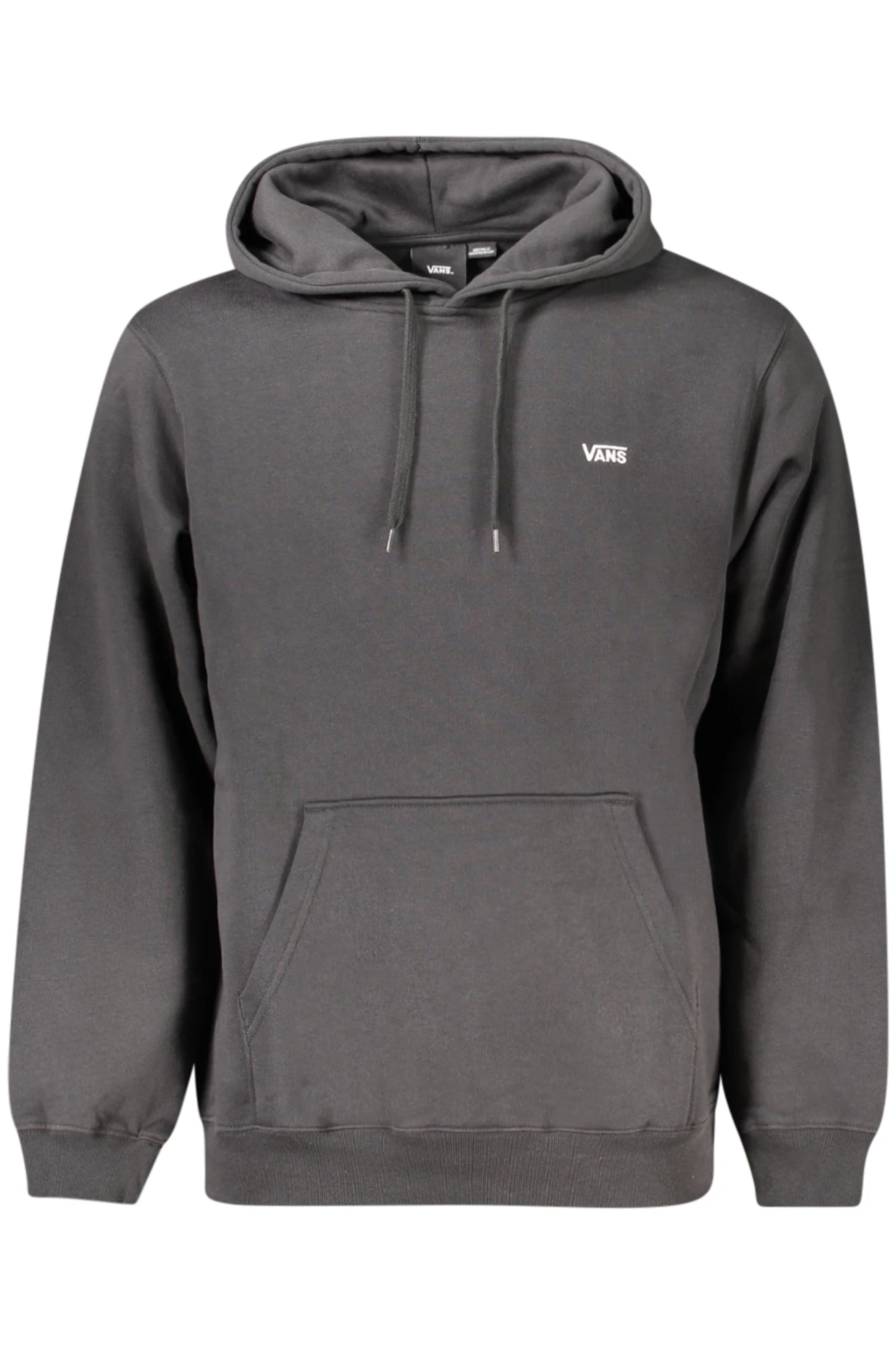 VANS MEN&#39;S BLACK ZIP-UP SWEATSHIRT