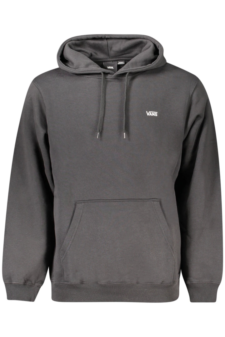 VANS MEN&#39;S BLACK ZIP-UP SWEATSHIRT