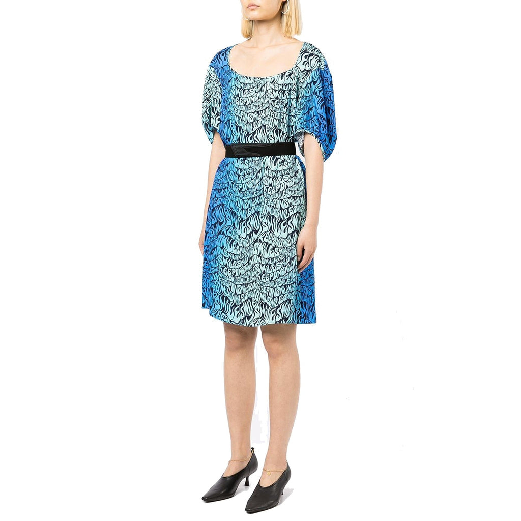 Stella Mccartney Keep On Smiling Pattern Dress - WOMEN CLOTHING - STELLA MCCARTNEY - Tluxy New