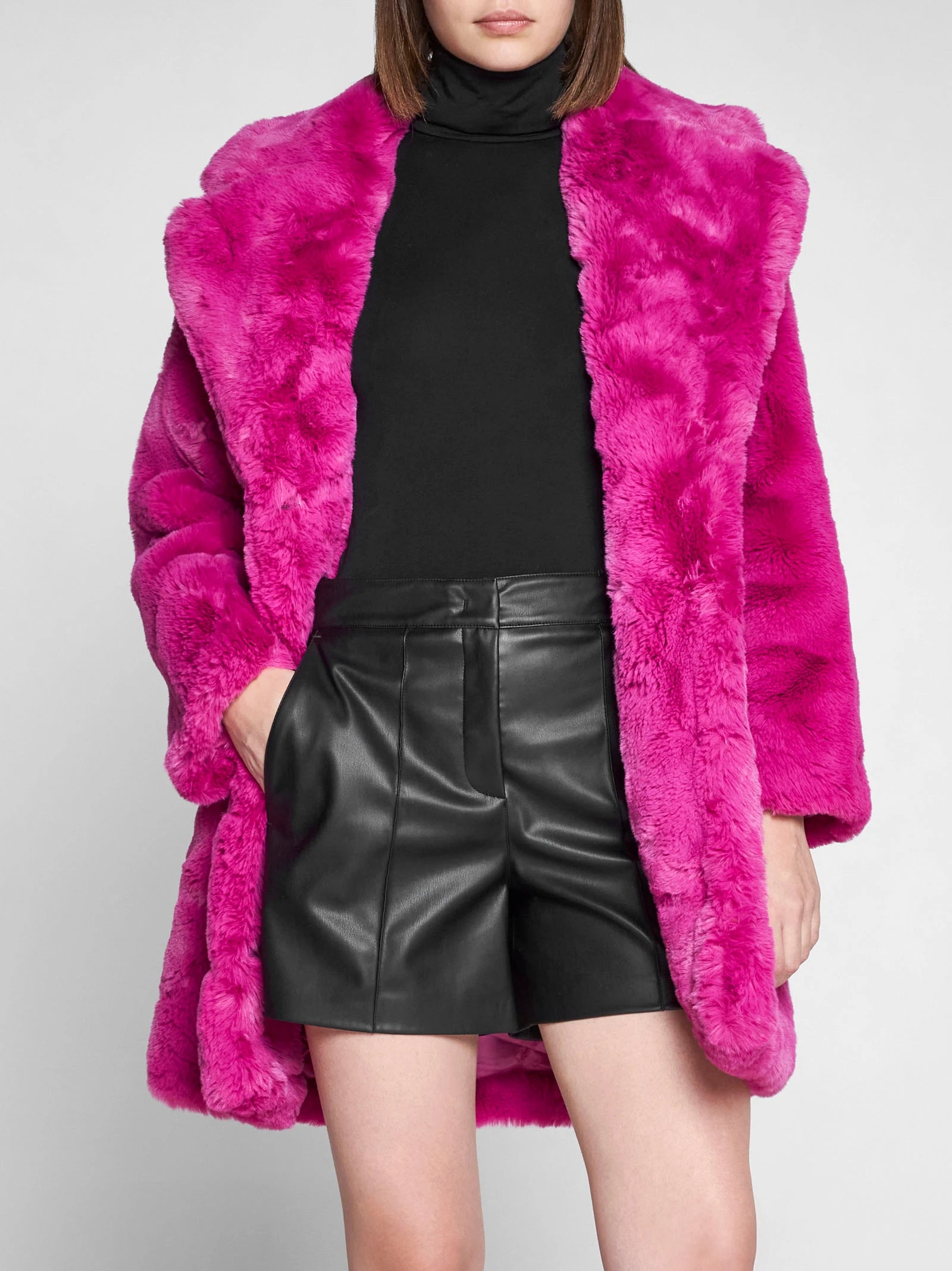 Apparis Eco-fur Pink Woman
