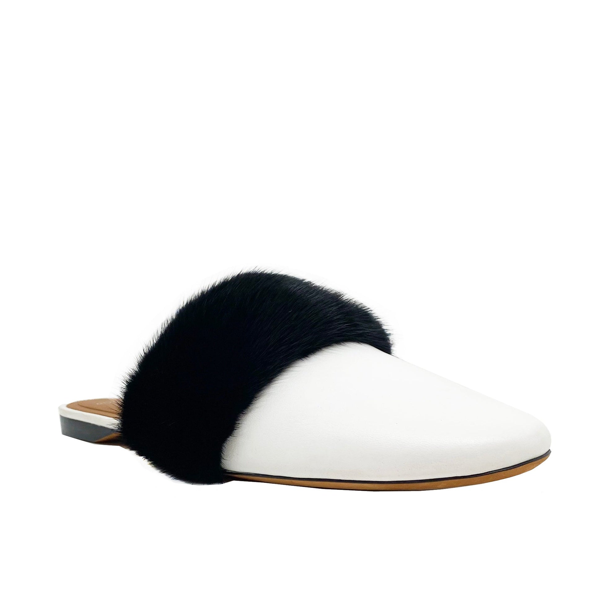Givenchy Bedford Fur Trim Mules