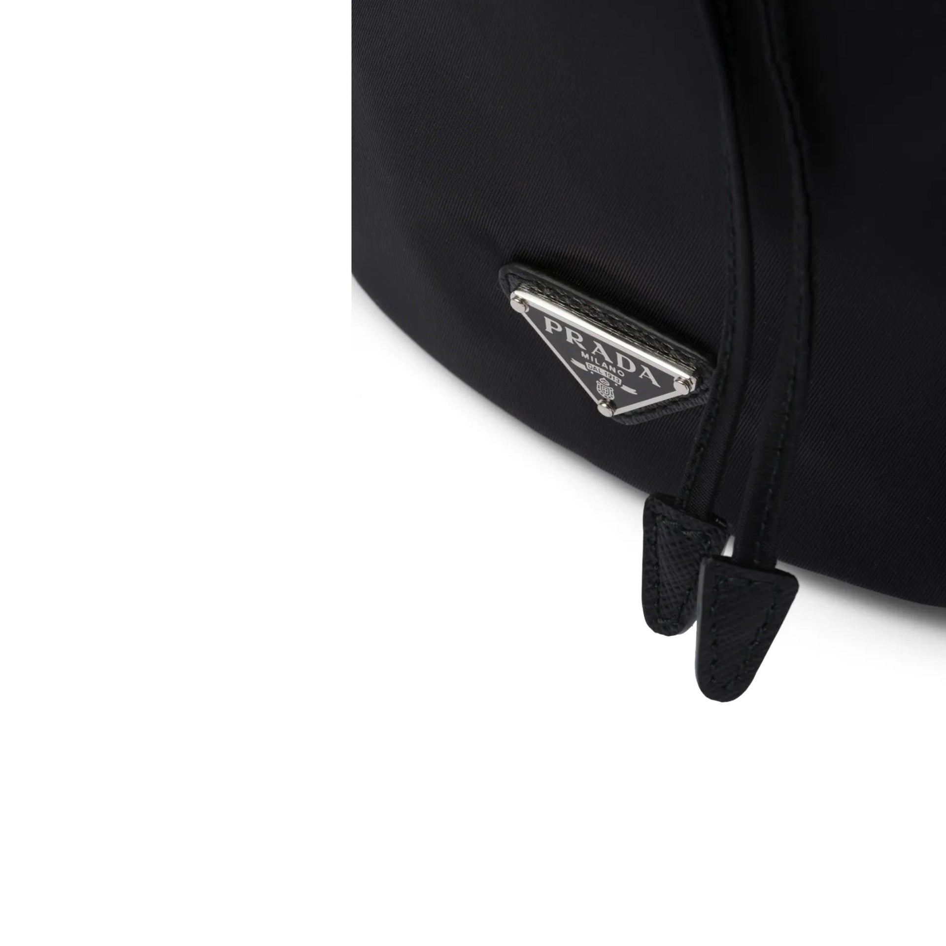 Prada Nylon and Leather Drawstring Pouch