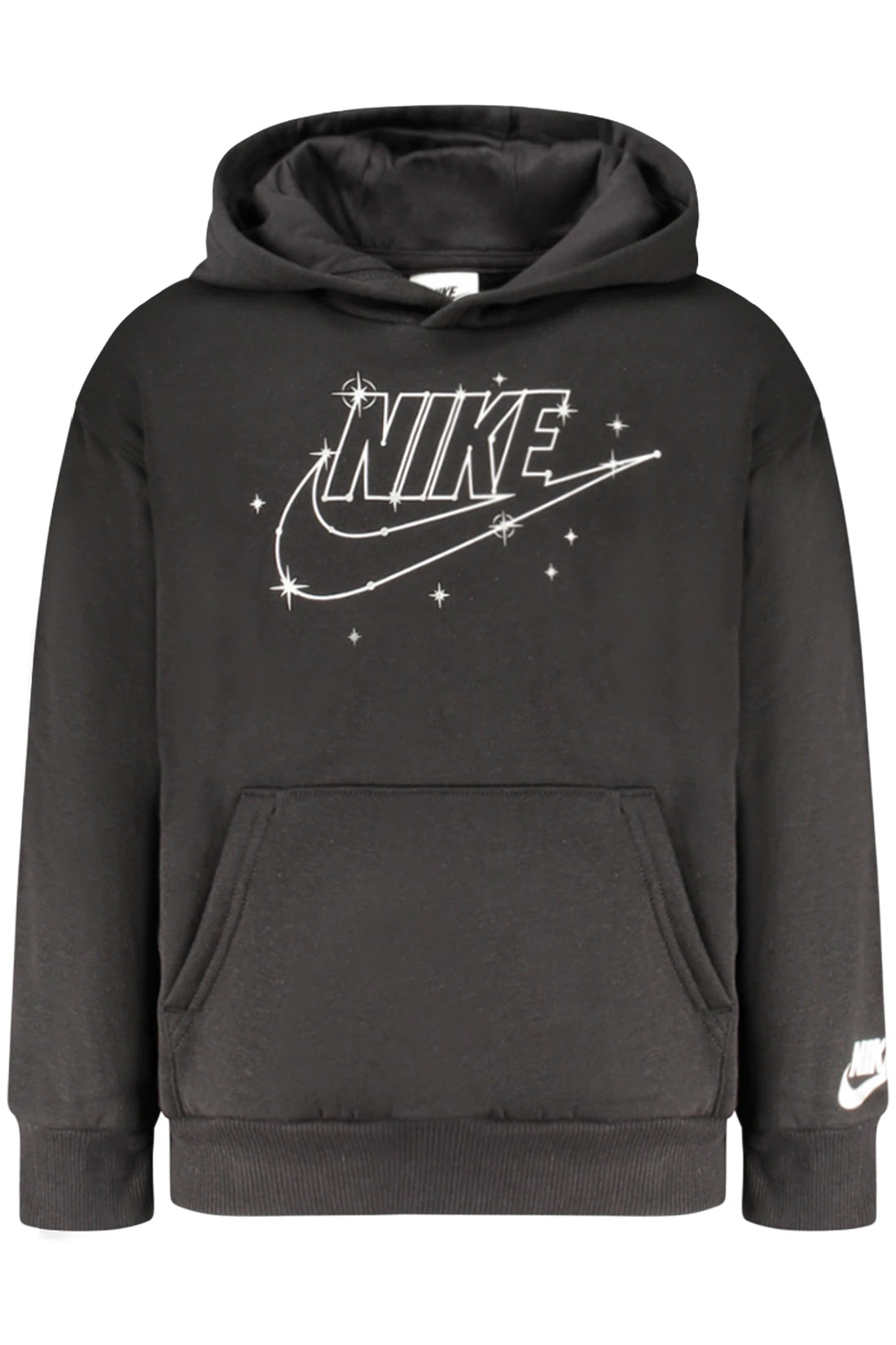 NIKE KIDS BLACK ZIP-UP SWEATSHIRT