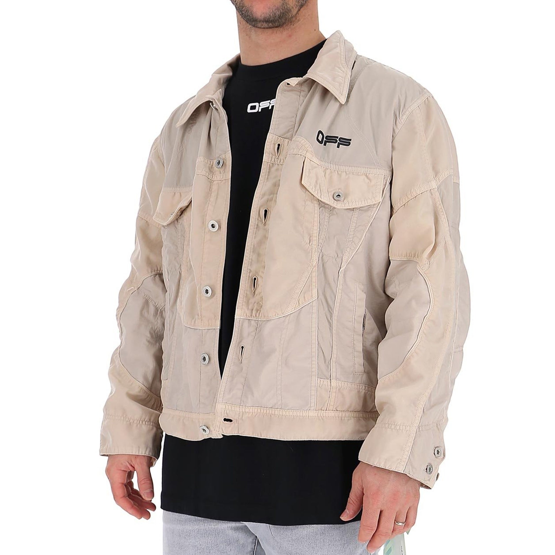 Off-White Logo Windbreaker Bomber Jacket – Siebentaschen