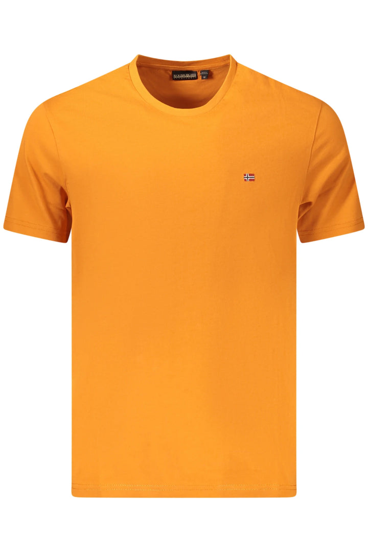 NAPAPIJRI MEN&#39;S SHORT-SLEEVE T-SHIRT ORANGE