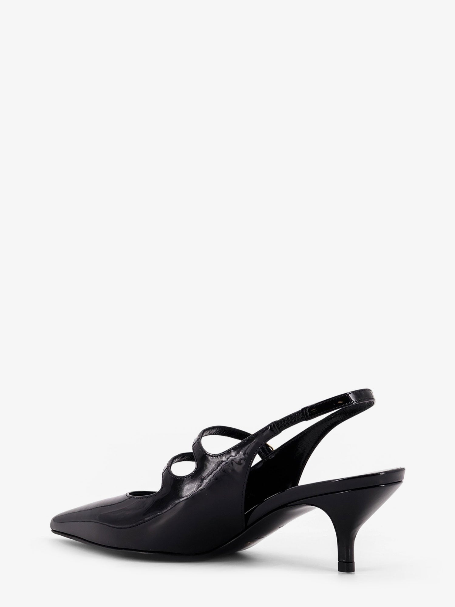 Celine Celine Judy patent leather slingback pumps