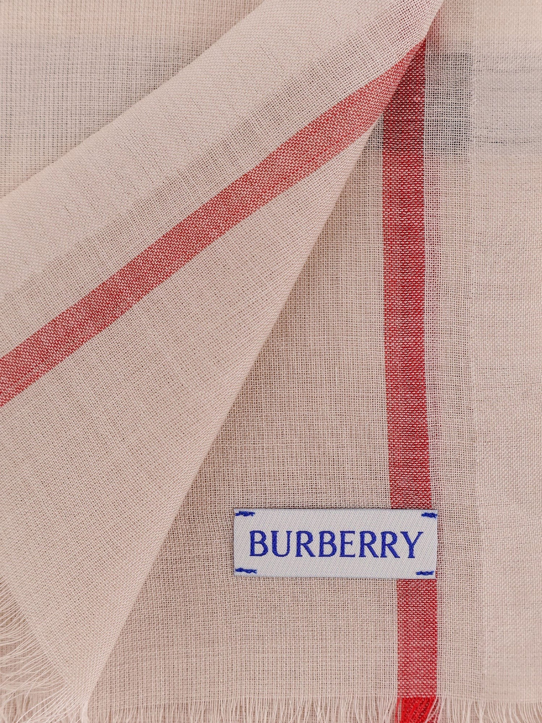 Burberry Certified wool and silk scarf