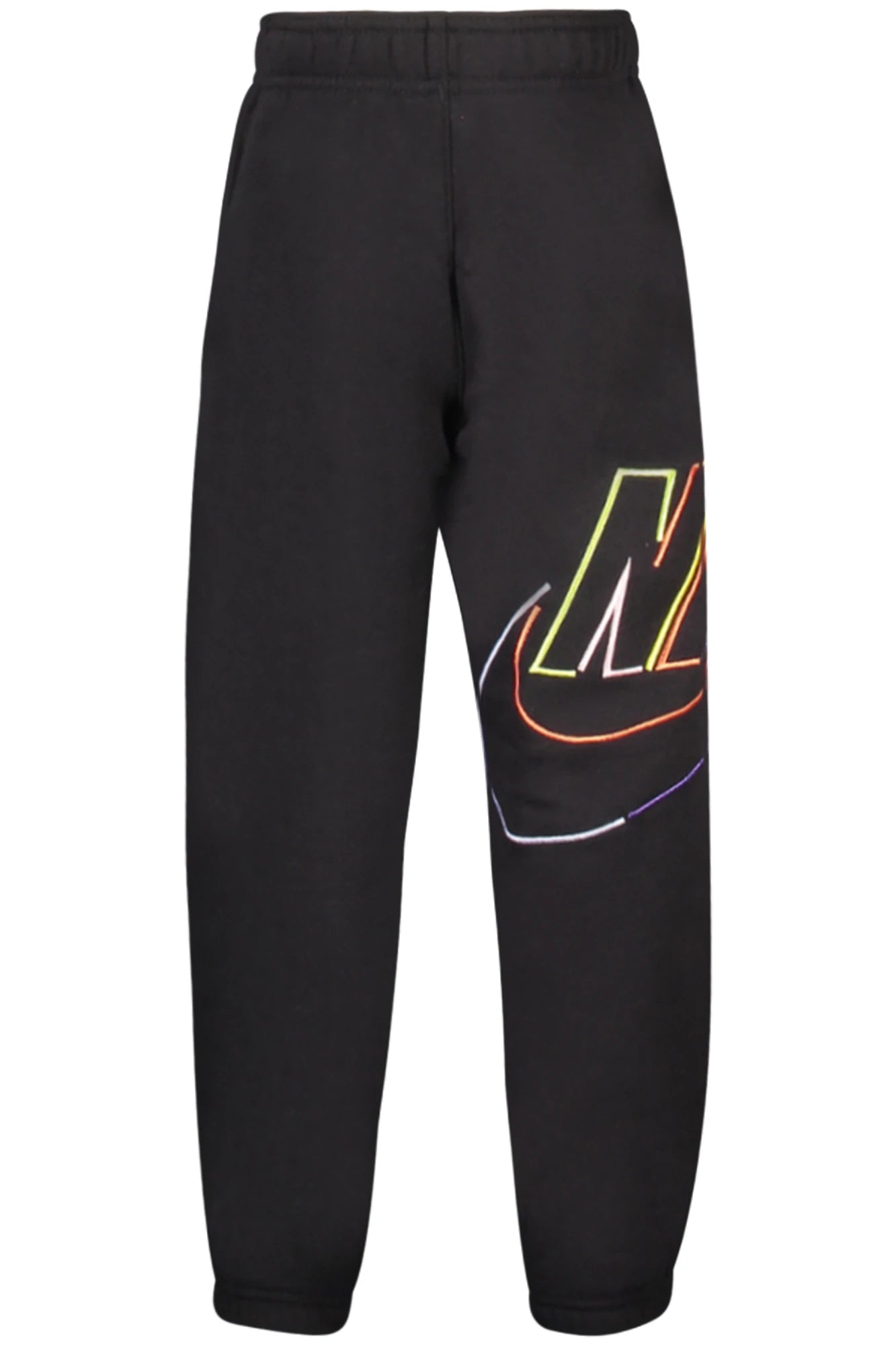 NIKE KIDS&#39; BLACK LONG TRACK PANTS