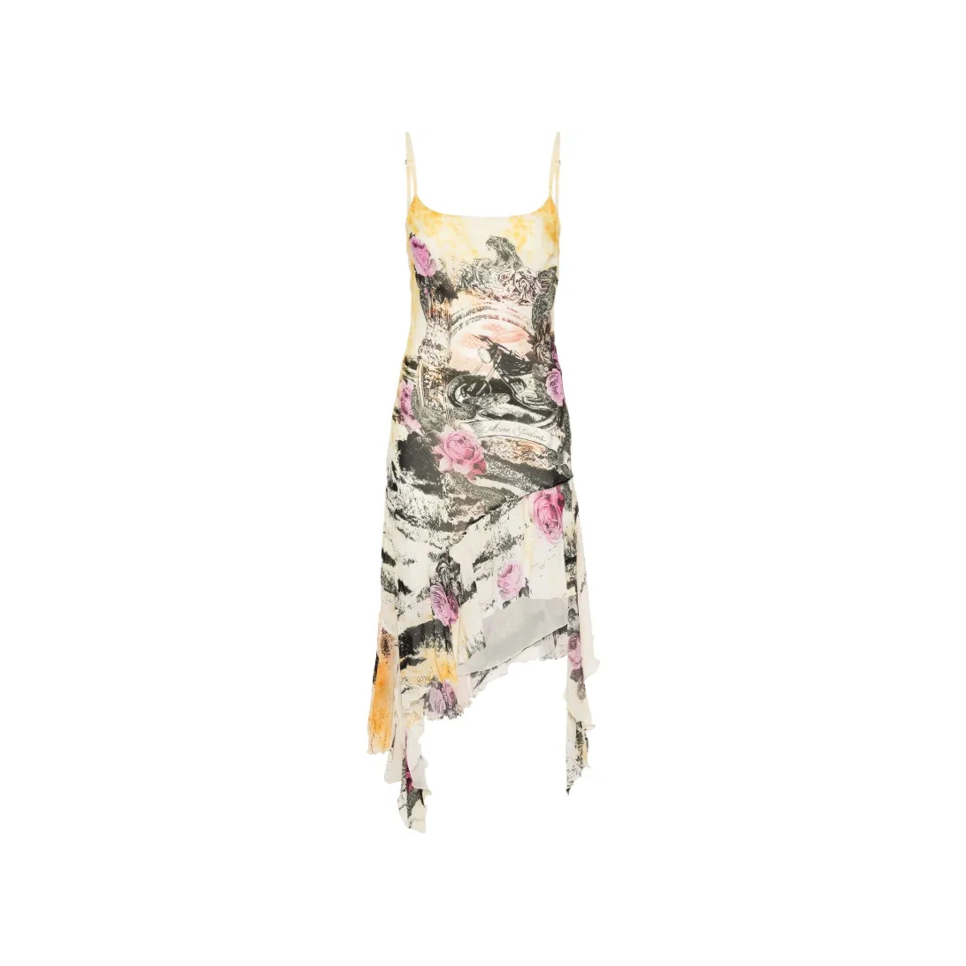 Acne Studios Printed Crepe Dress