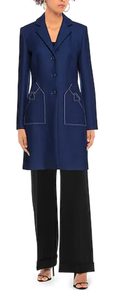 Love Moschino Coats Blue Woman