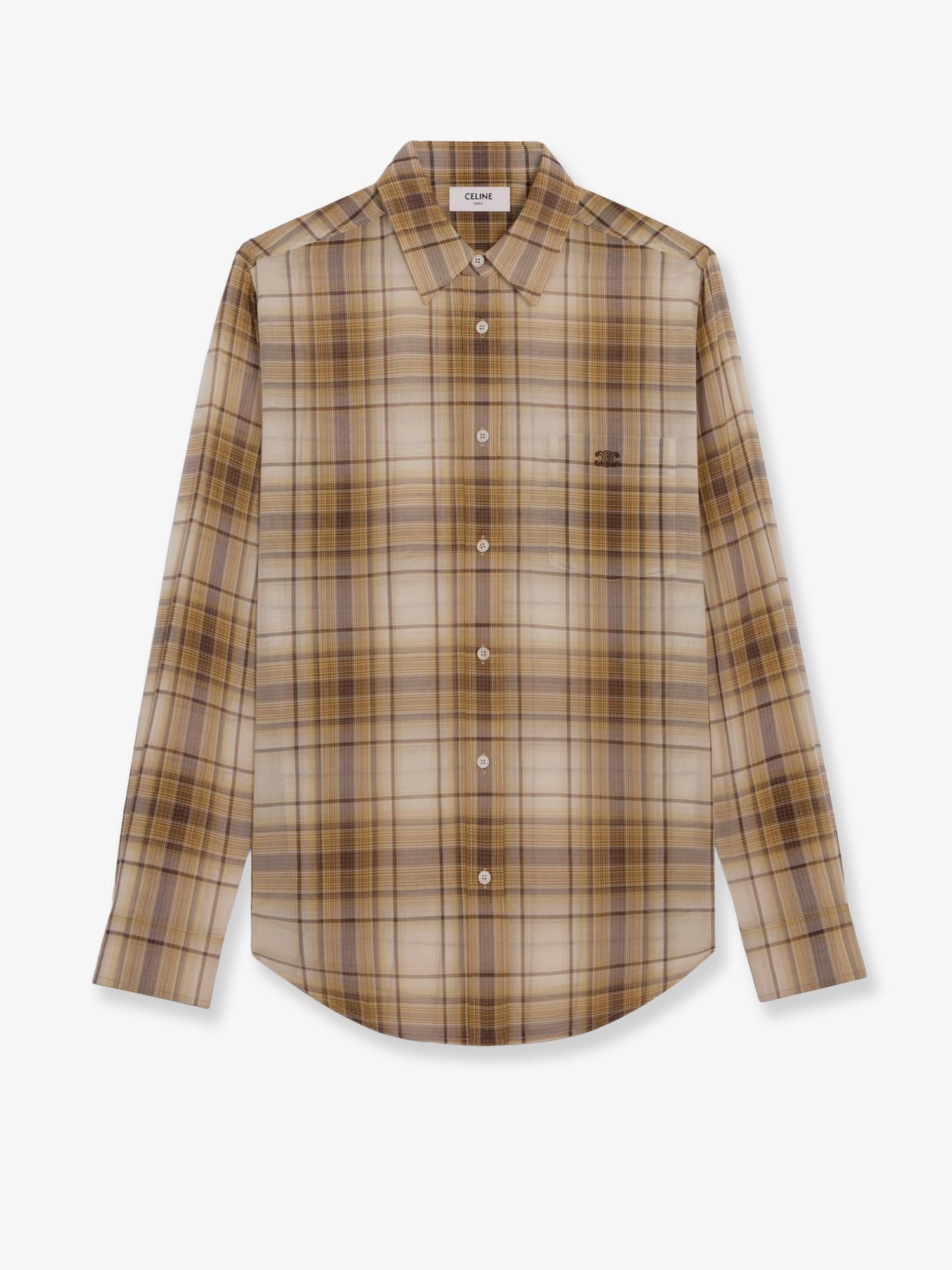 Celine Checked cotton shirt