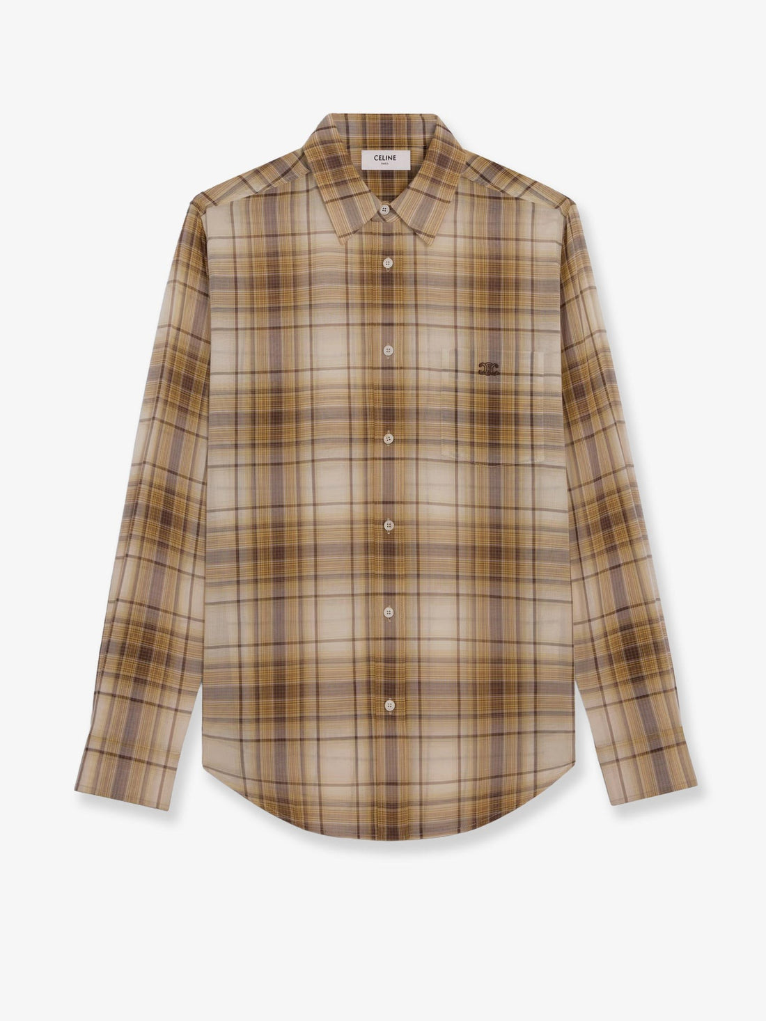 Celine Checked cotton shirt