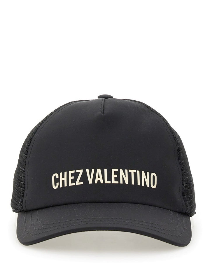 Valentino Garavani "CHEZ VALENTINE" BASEBALL HAT