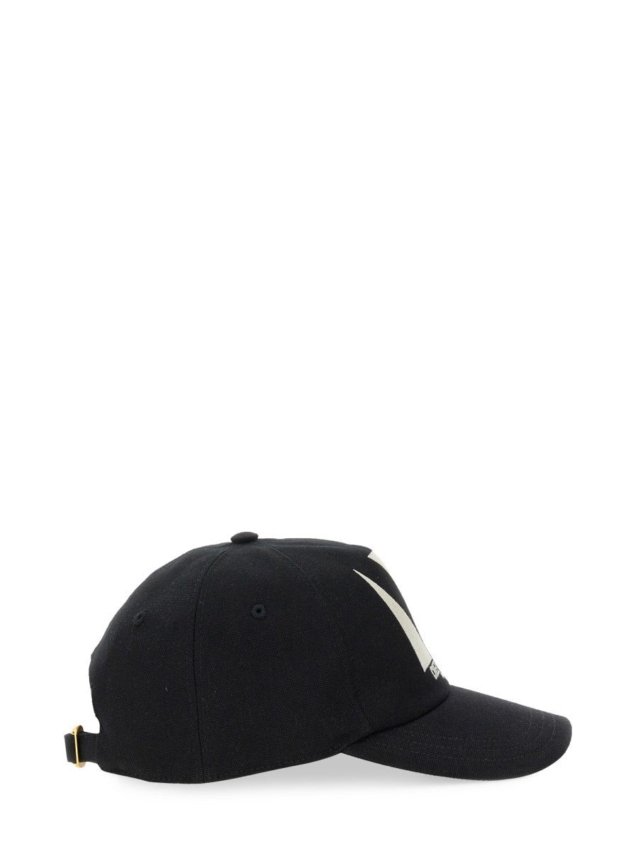 Valentino Garavani "CHEZ VALENTINO" EMBROIDERED BASEBALL CAP
