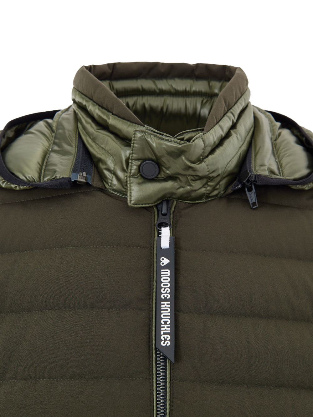 Moose Knuckles Lightweight Down Jacket in Green