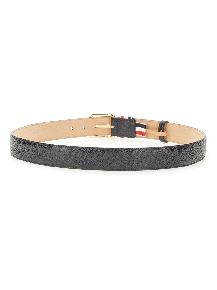 THOM BROWNE BELT WITH RWB LOOP