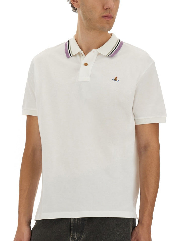 Vivienne Westwood CLASSIC COTTON PIQUE POLO SHIRT