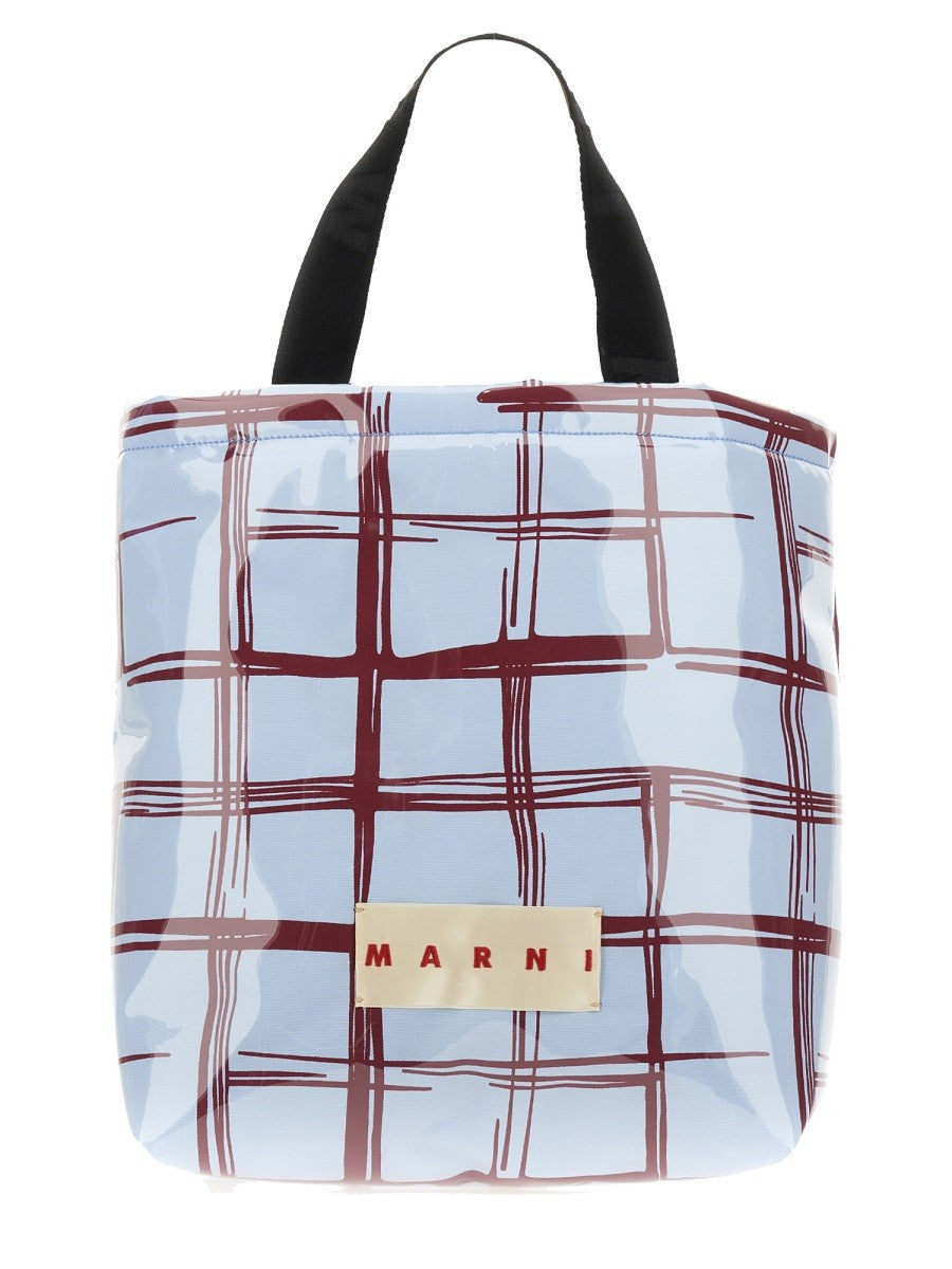 Marni COATED CANVAS TOTE BAG