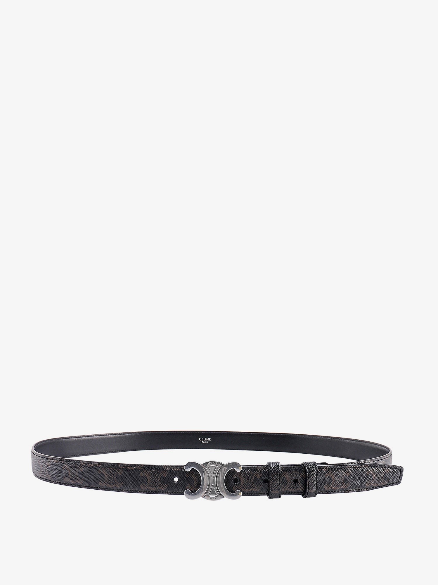 Celine Coated Triomphe canvas belt