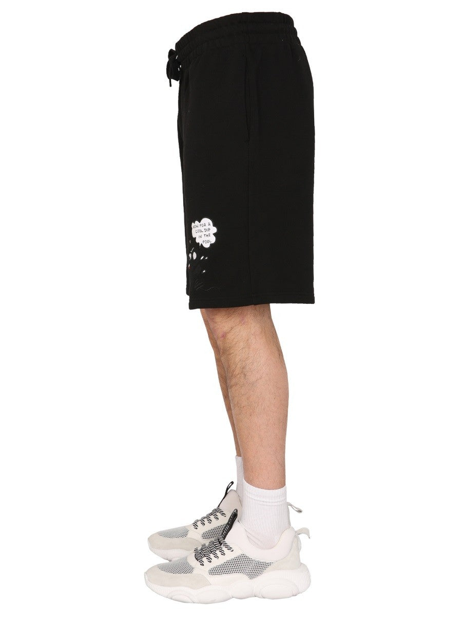 Moschino "COMICS CHARACTERS" BERMUDA