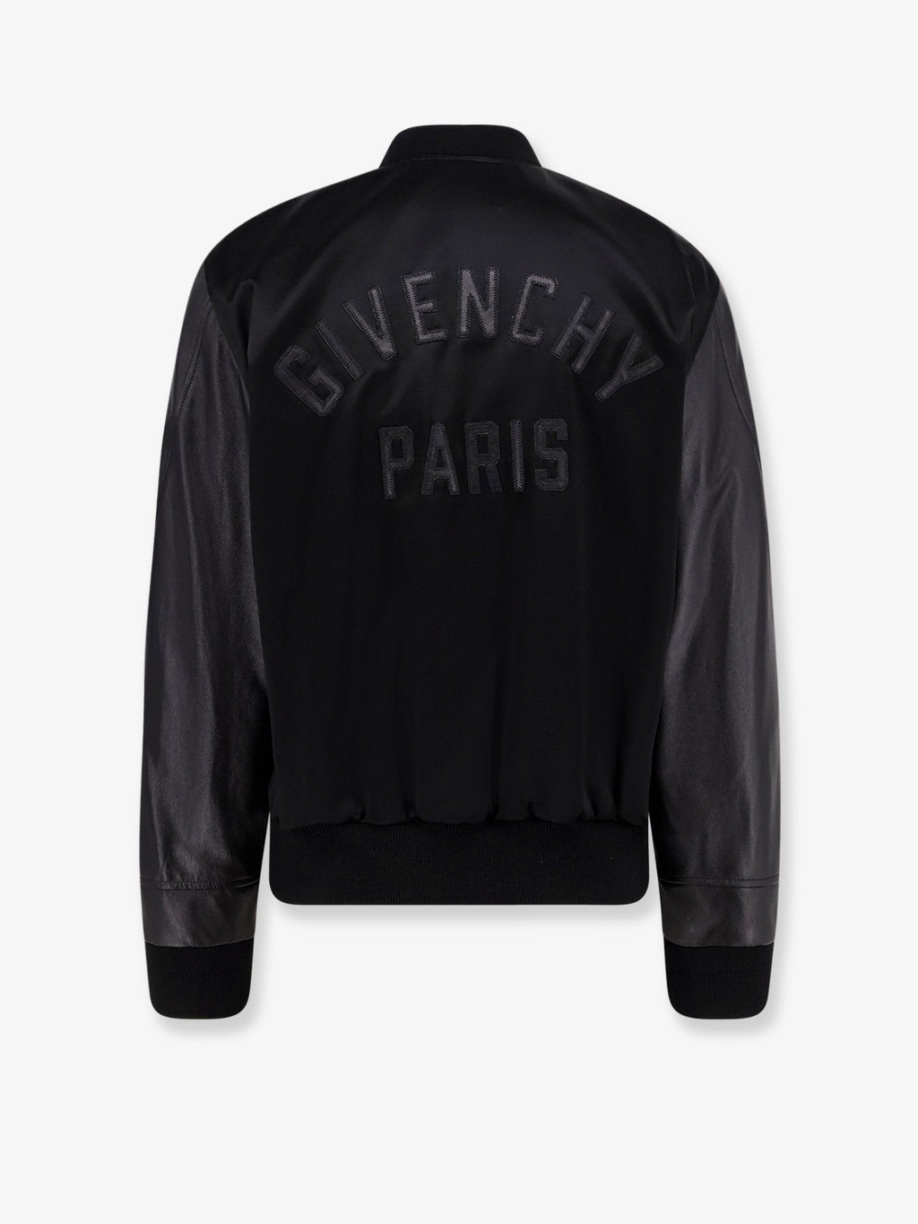Givenchy Cotton and nylon jacket with leather sleeves