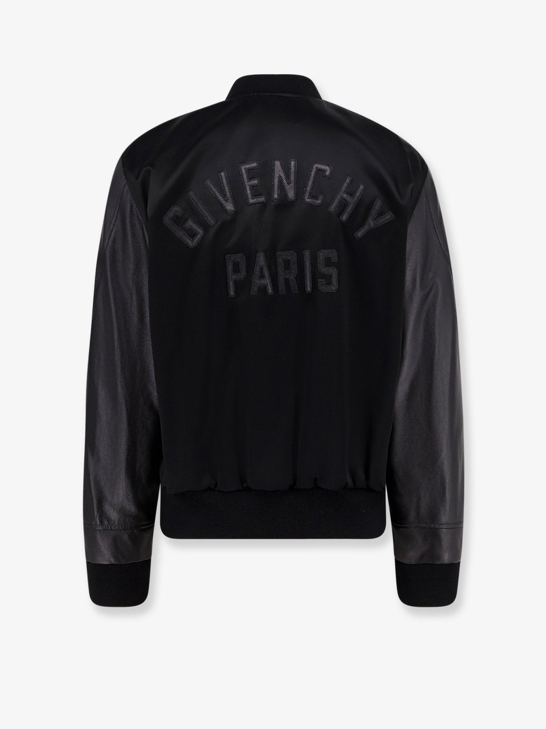 Givenchy Cotton and nylon jacket with leather sleeves