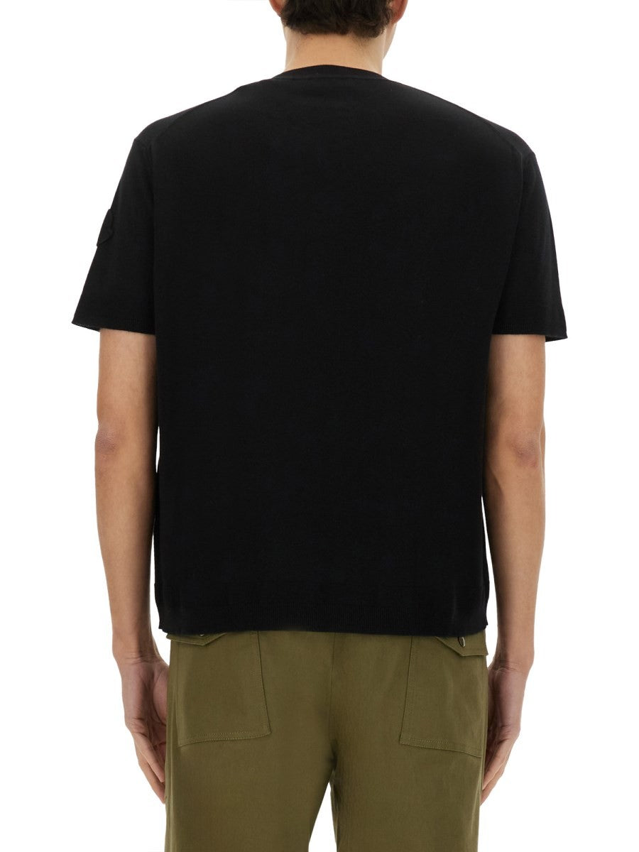 Moncler COTTON AND SILK KNIT