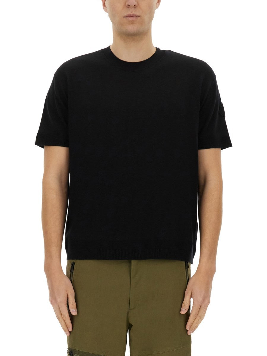 Moncler COTTON AND SILK KNIT