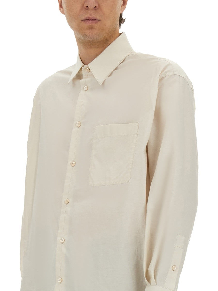 LEMAIRE COTTON AND SILK SHIRT