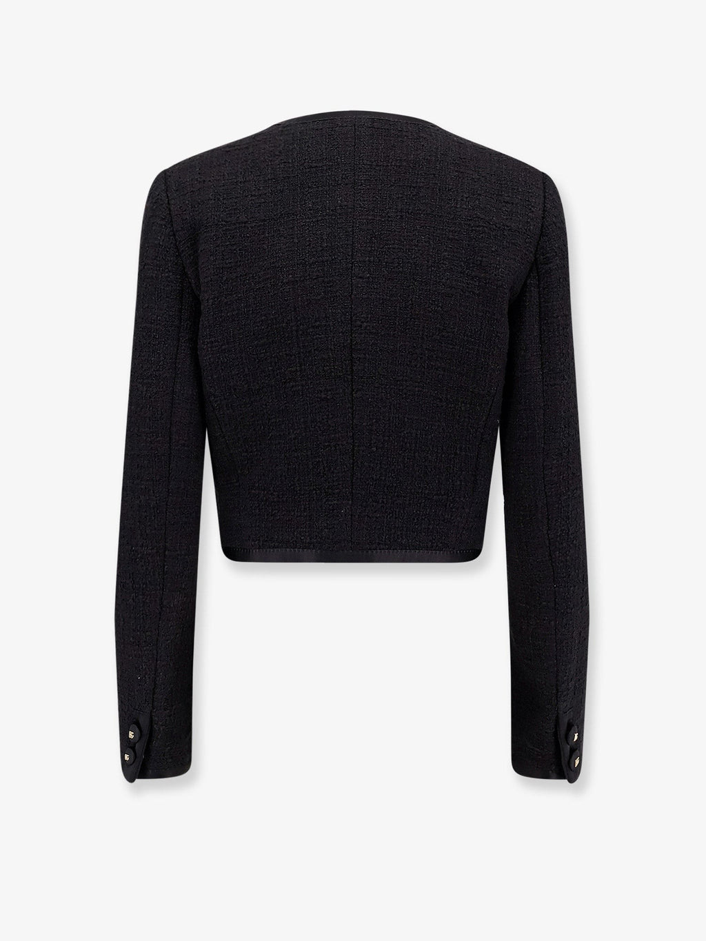 Dolce & Gabbana Cotton and viscose blazer with animalier print lining