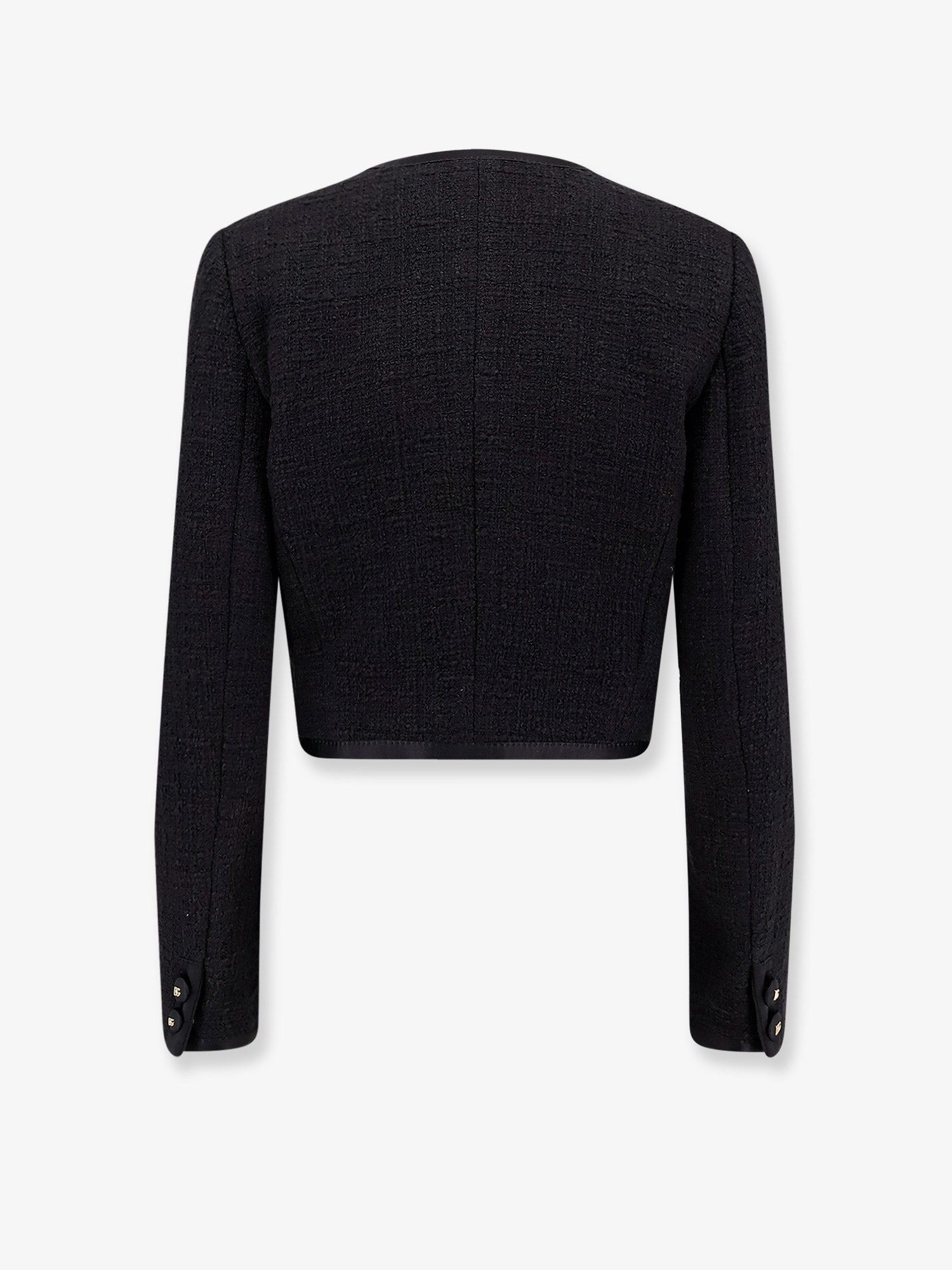 Dolce & Gabbana Cotton and viscose blazer with animalier print lining