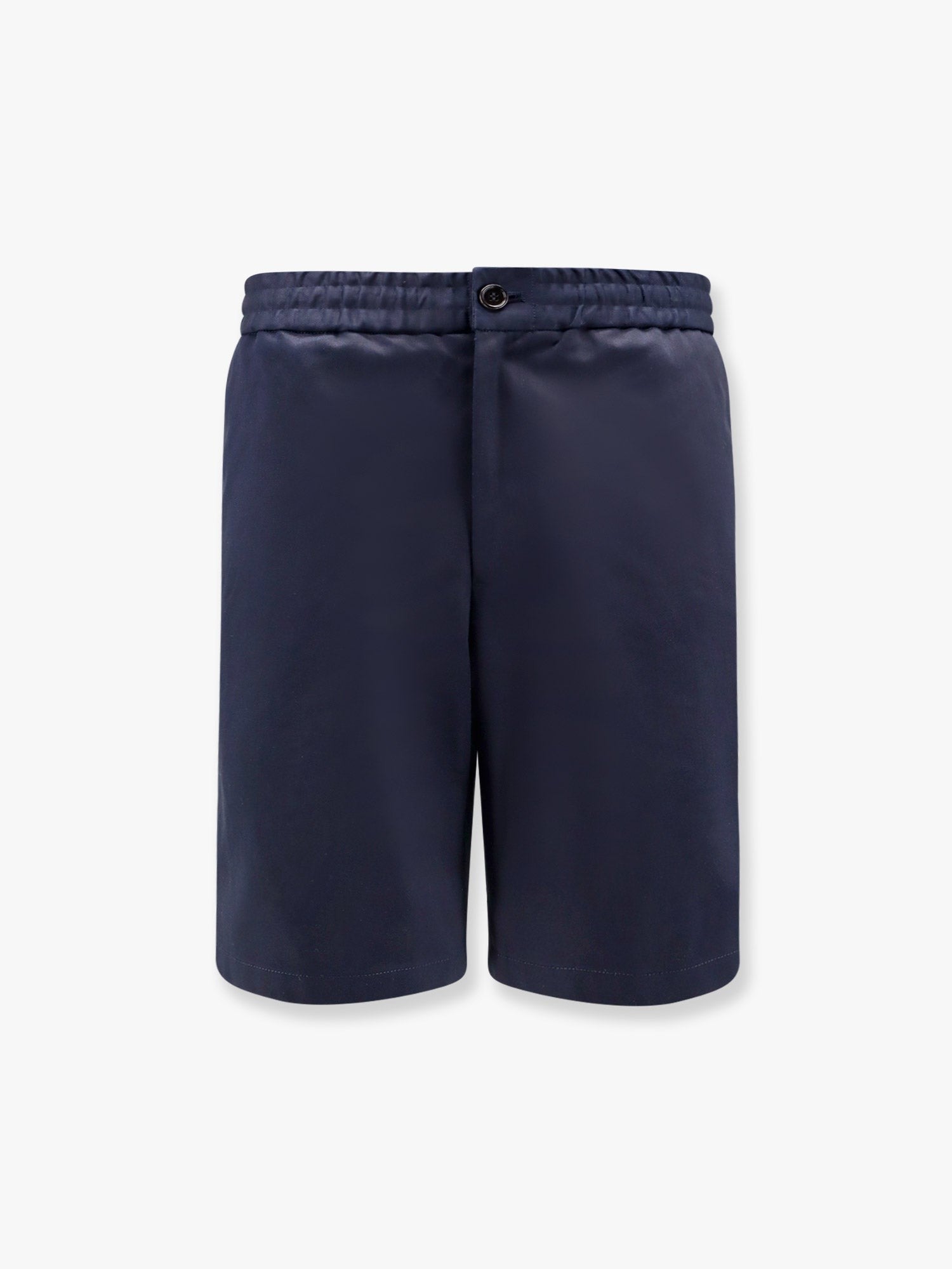 AMI PARIS Cotton bermuda shorts with elastic detail