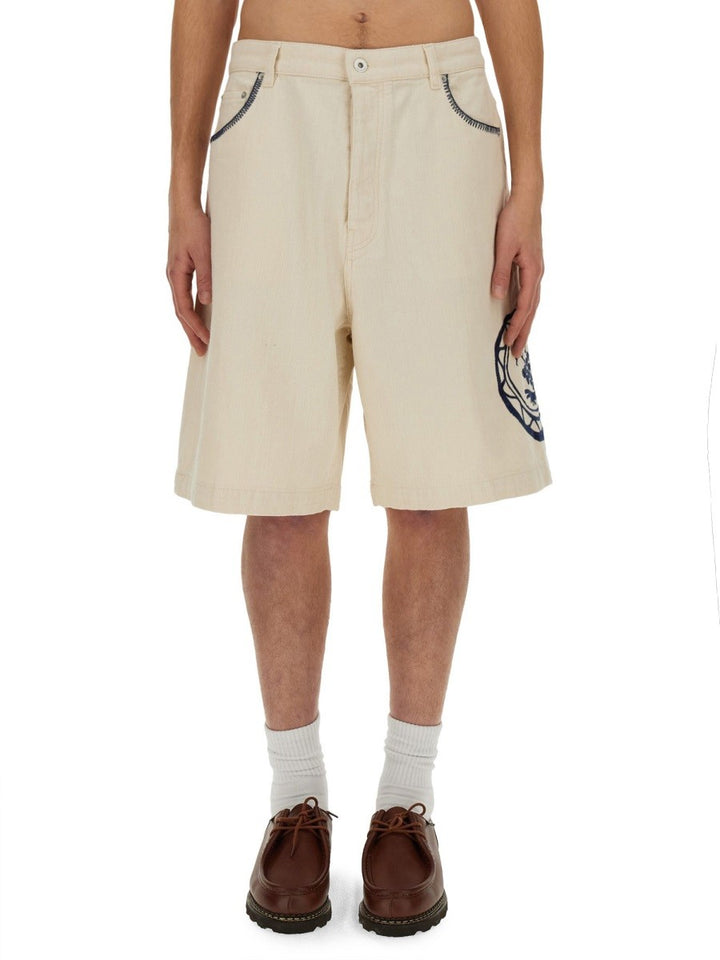 Drole De Monsieur COTTON BERMUDA SHORTS