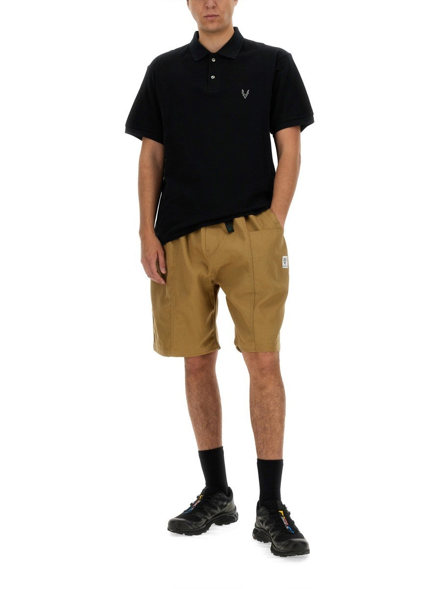 SOUTH2 WEST8 COTTON BERMUDA SHORTS