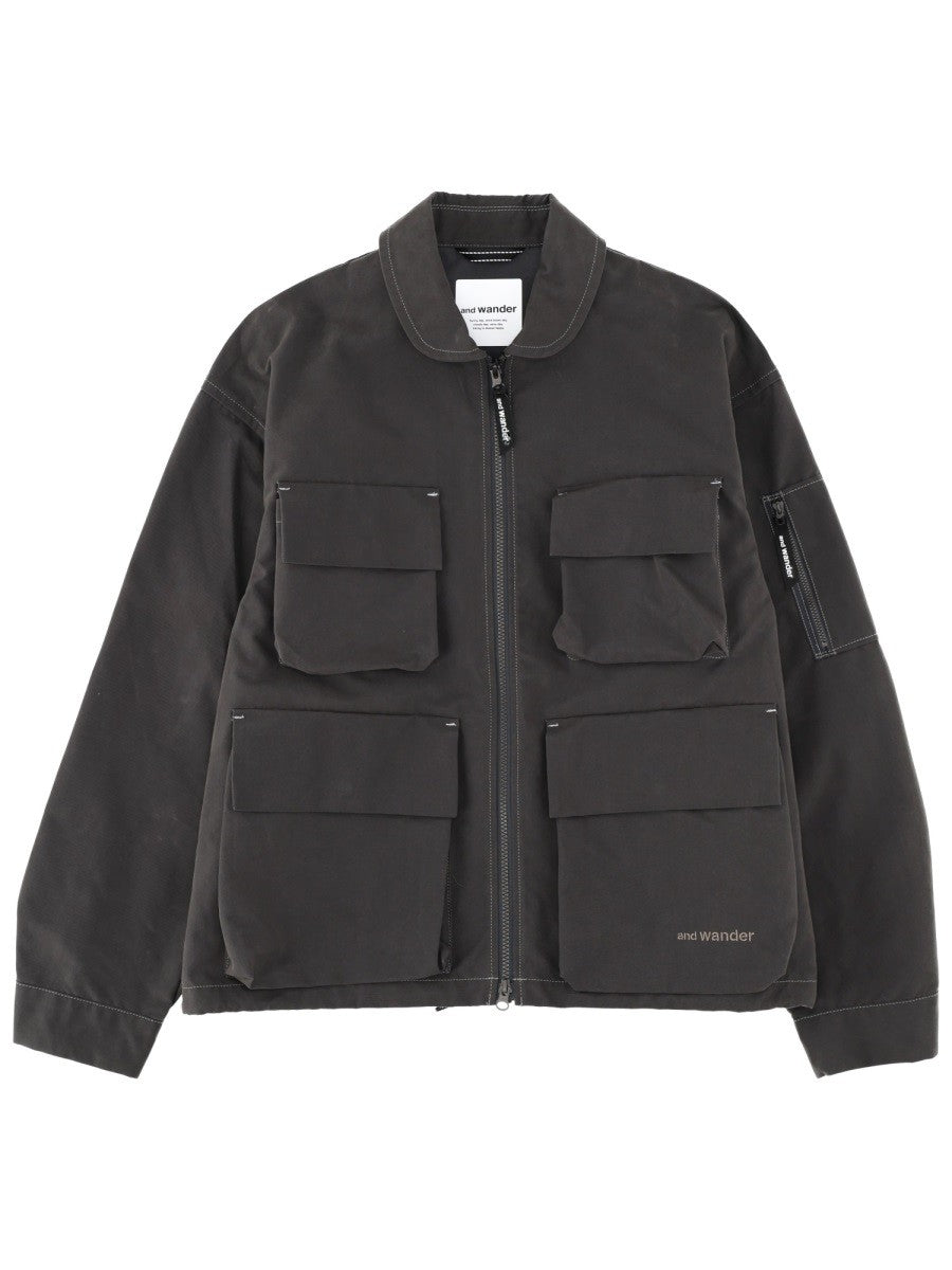 AND WANDER COTTON BLEND JACKET