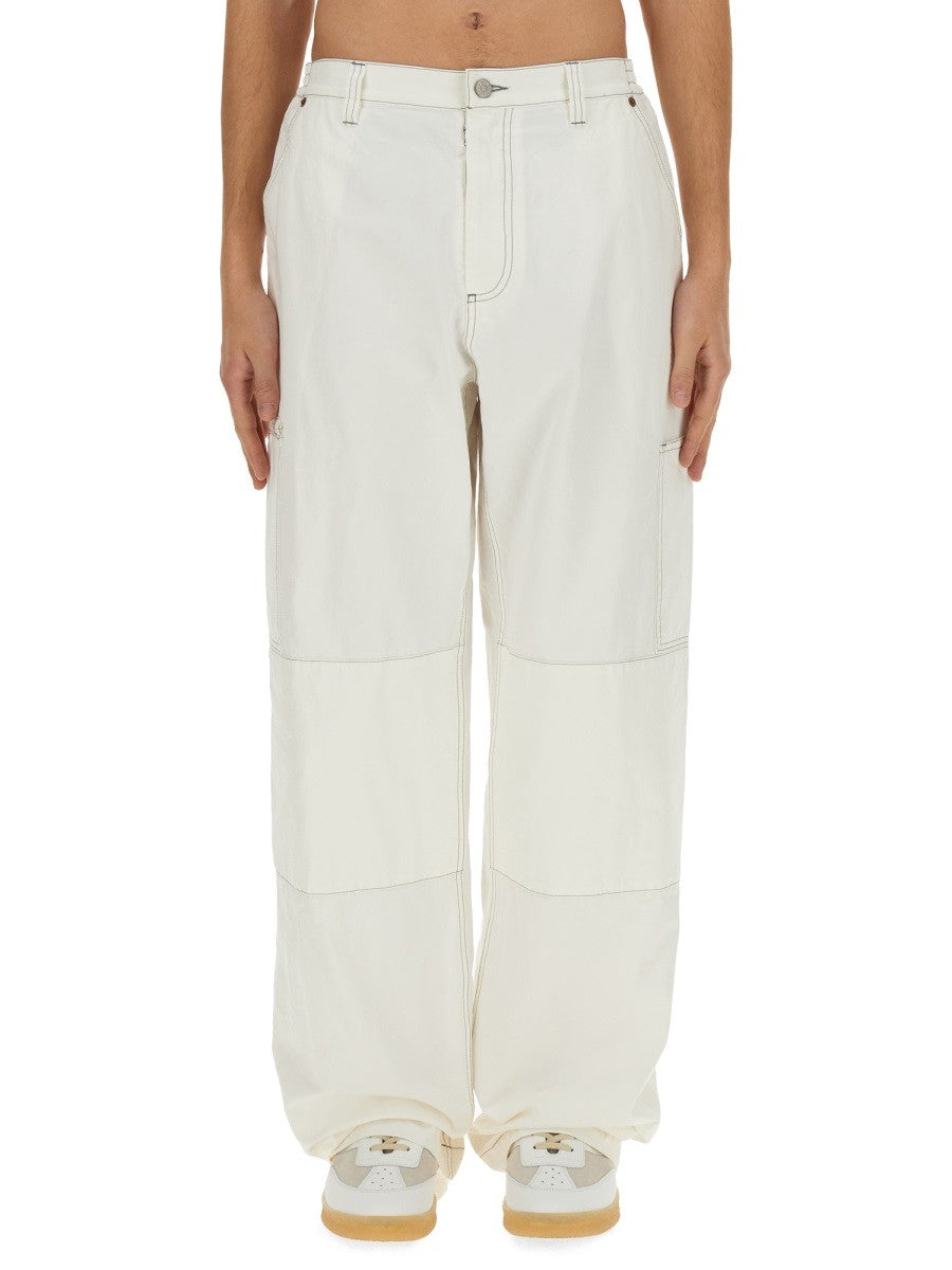 MM6 MAISON MARGIELA COTTON CANVAS PANTS