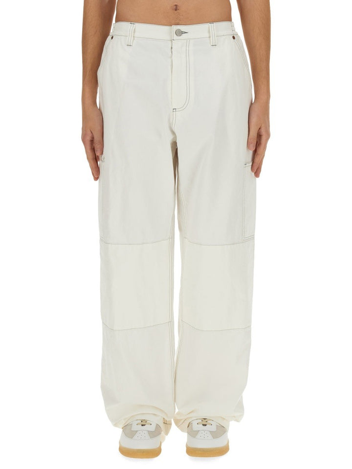 MM6 MAISON MARGIELA COTTON CANVAS PANTS
