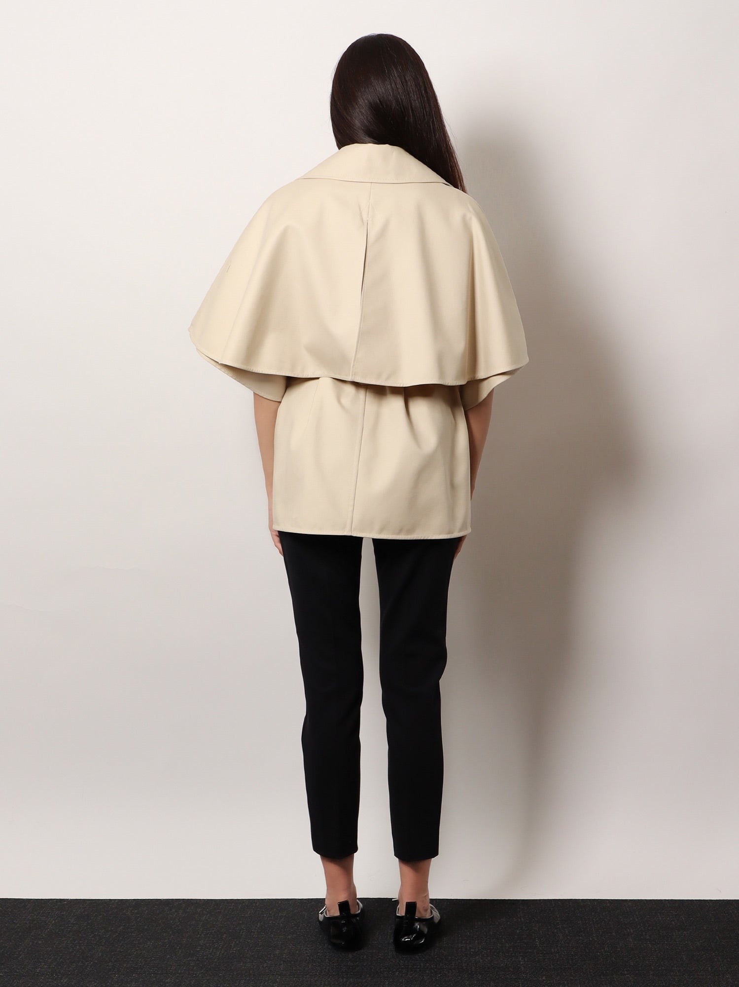 Max Mara Cotton gabardine Sigfrid cape