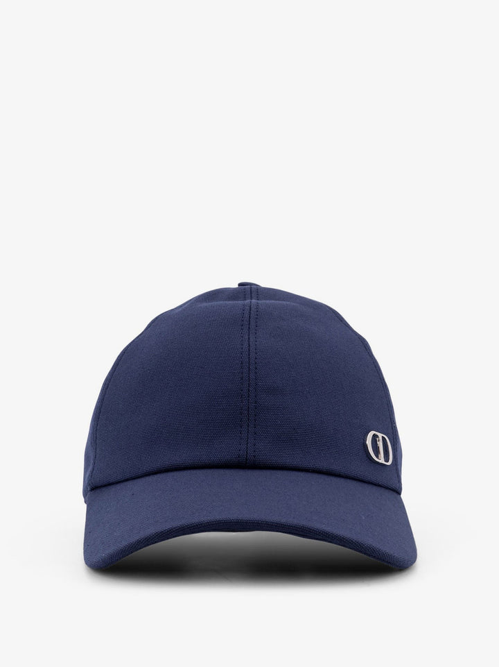 Dior Cotton hat with metal CD logo