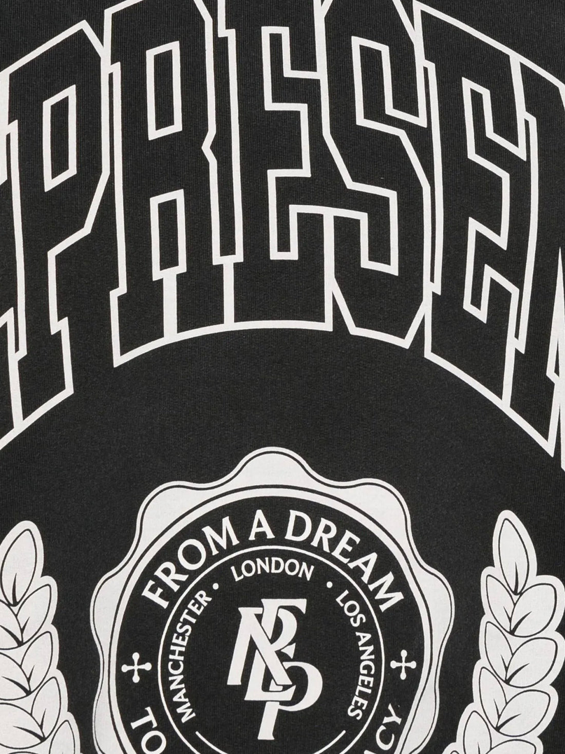 Represent Cotton hooded sweatshirt with distressed effect