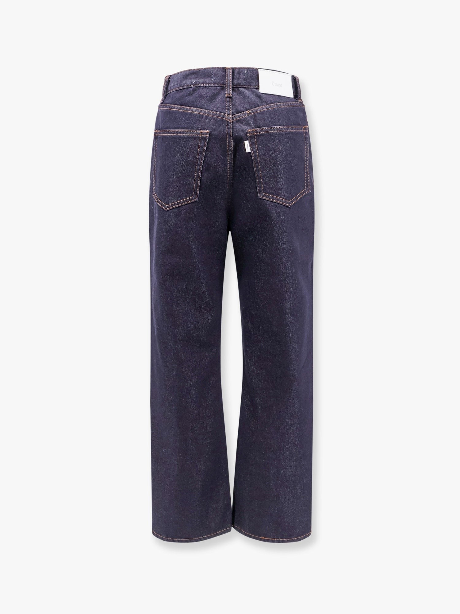 DUNST Cotton jeans with back logo patch