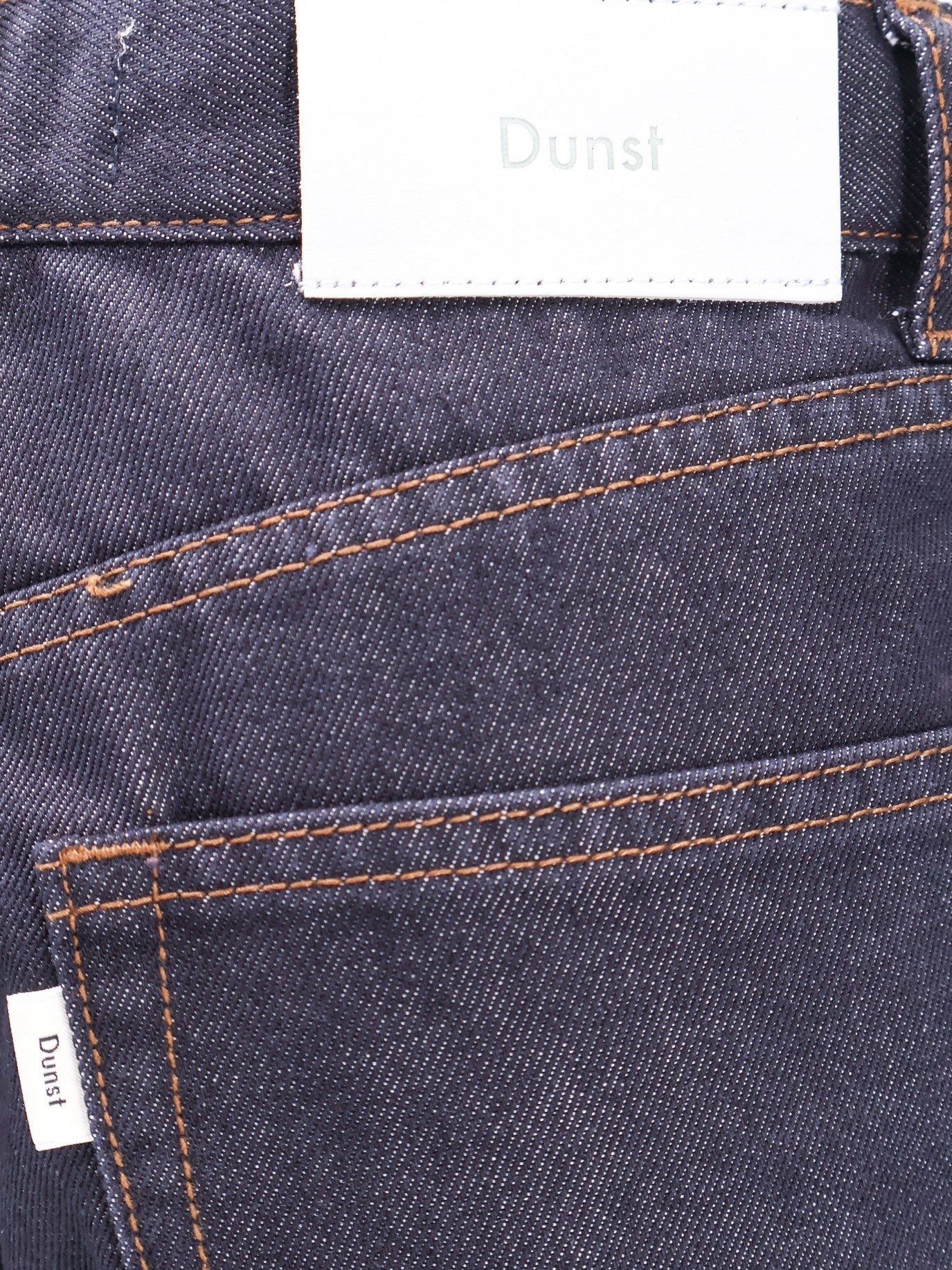 DUNST Cotton jeans with back logo patch