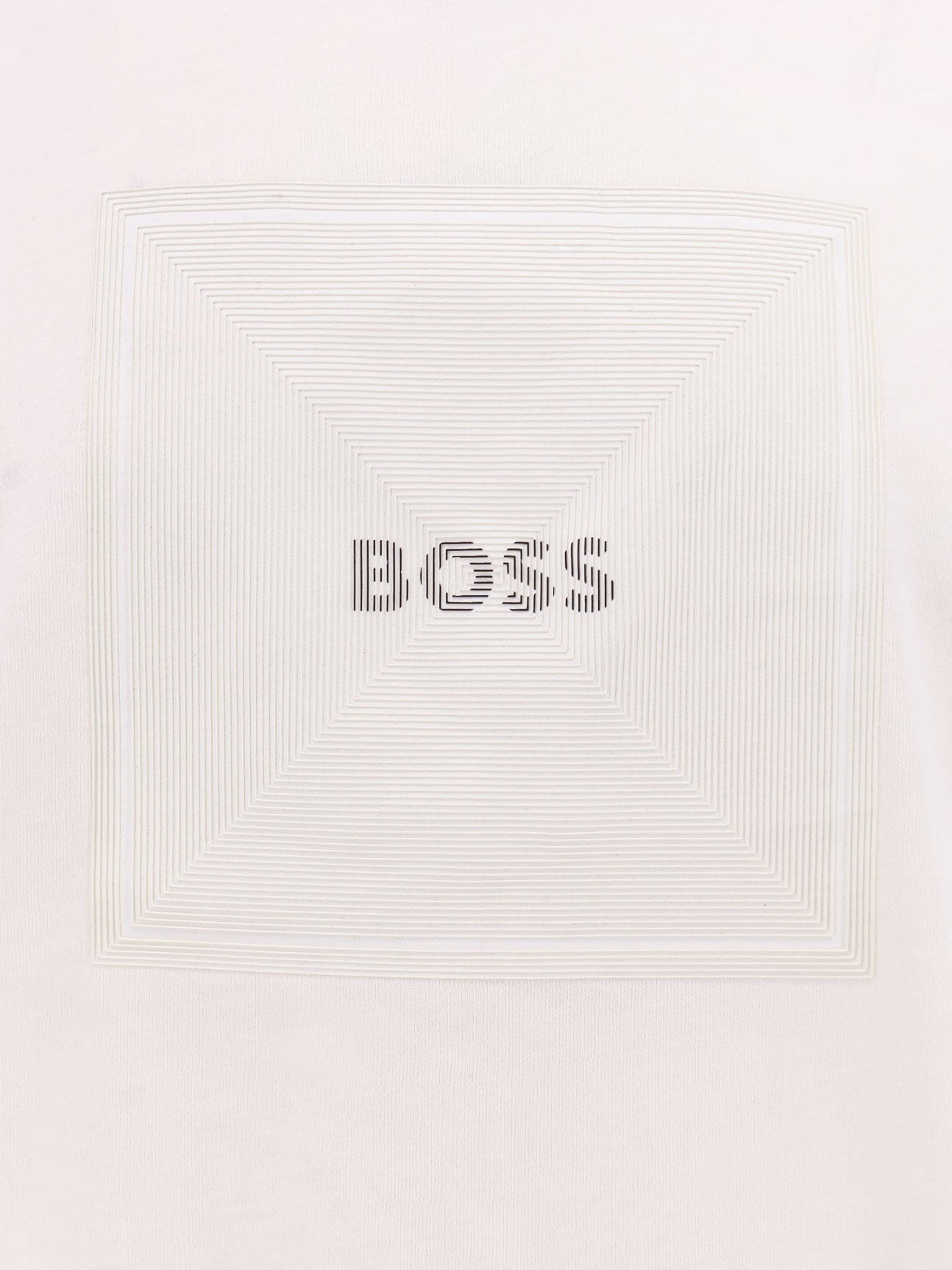 Boss Cotton jersey t-shirt with print on the front