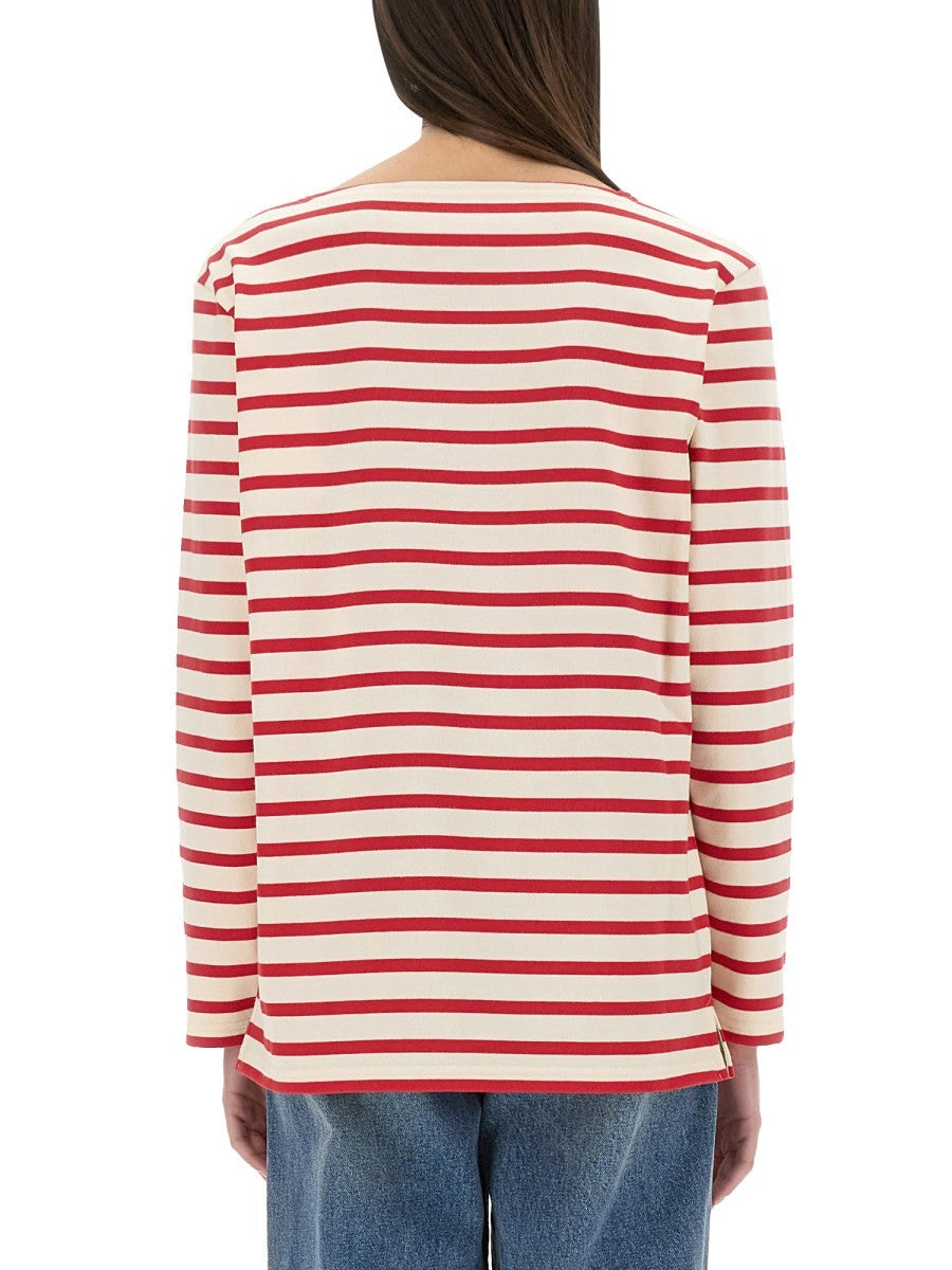 Valentino COTTON LONG SLEEVE T-SHIRT WITH PRINT